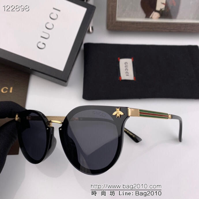 GUCCI古馳 2019新款 偏光防止紫外線 太陽眼鏡 奢華名媛風 適合各種臉型 經典太陽鏡  lly1310
